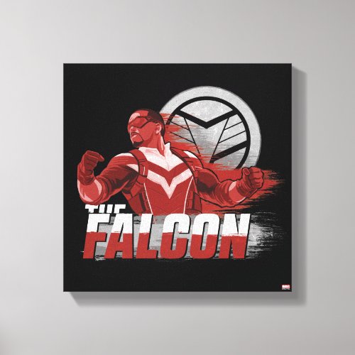The Falcon Character Graphic Canvas Print