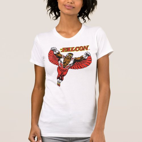 The Falcon Flying Character Art T_Shirt