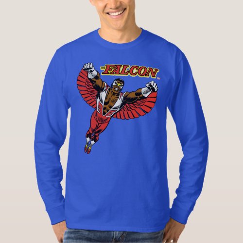 The Falcon Flying Character Art T_Shirt