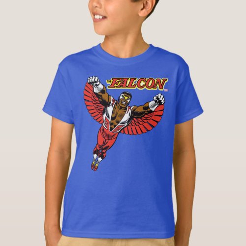 The Falcon Flying Character Art T_Shirt