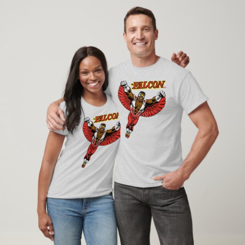 The Falcon Flying Character Art T_Shirt