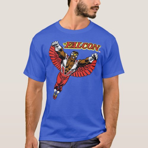 The Falcon Flying Character Art T_Shirt