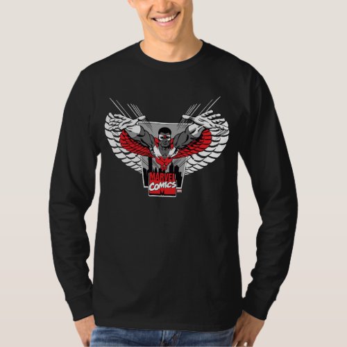 The Falcon Marvel Comics Badge T_Shirt