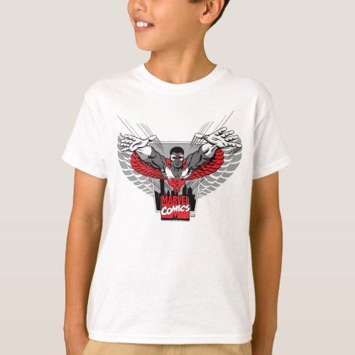 The Falcon Marvel Comics Badge T_Shirt