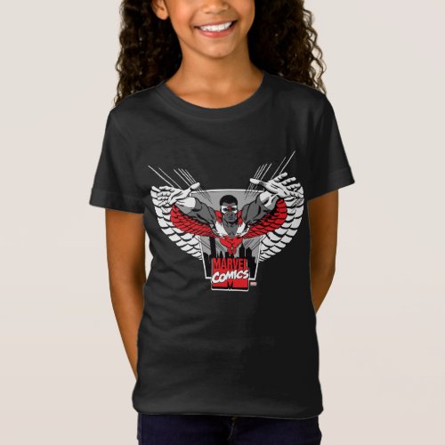 The Falcon Marvel Comics Badge T_Shirt