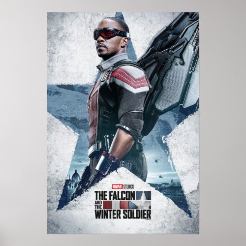 The Falcon Worn Star Poster