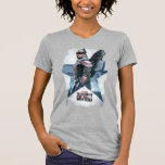 The Falcon Worn Star Poster T-Shirt
