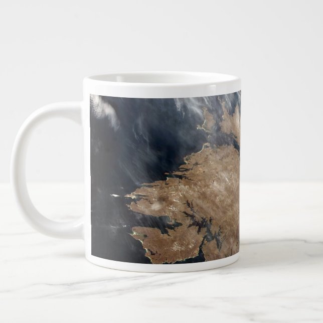 The Falkland Islands (Islas Malvinas). Giant Coffee Mug (Left)