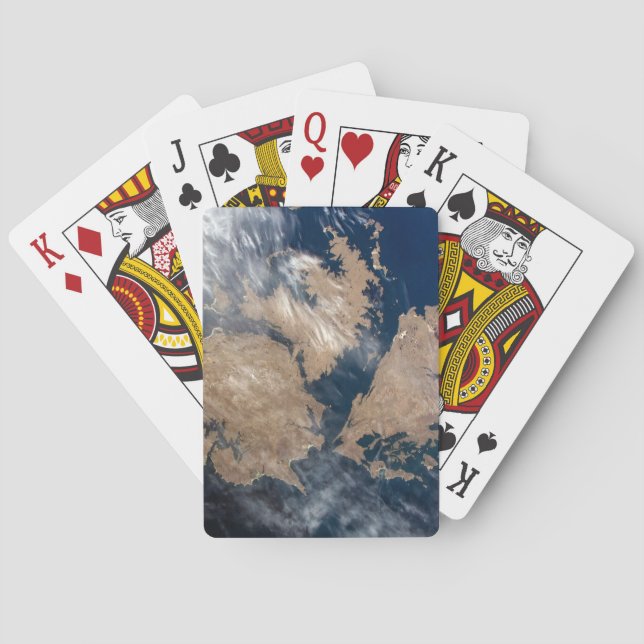 The Falkland Islands (Islas Malvinas). Poker Cards (Back)