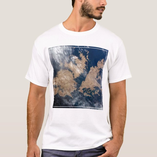 The Falkland Islands (Islas Malvinas). T-Shirt (Front)