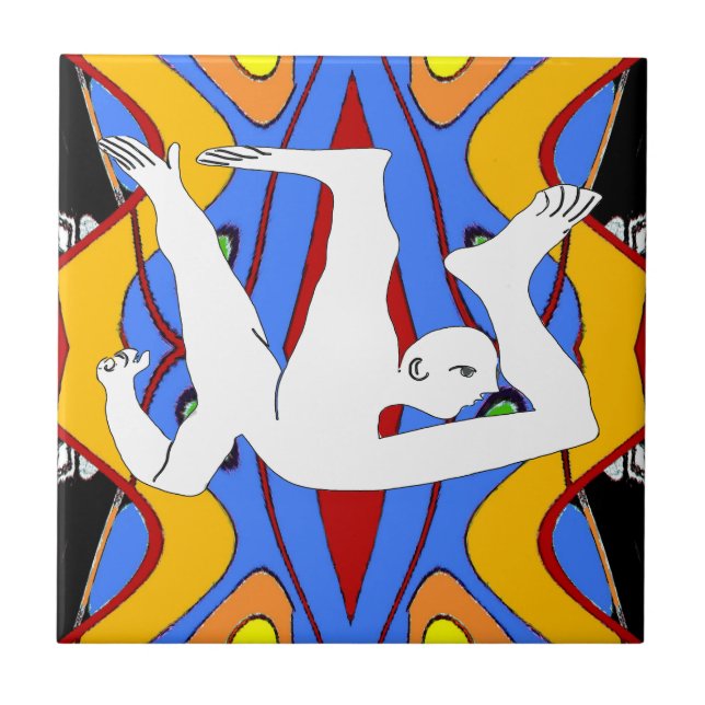 The Fall, Abstract, Dutch Look, Personalize Tile (Front)