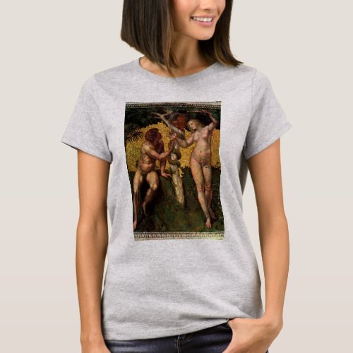 The Fall _ Adam and Eve by Raphael Sanzio T_Shirt