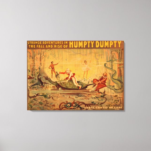 The fall and rise of Humpty Dumpty Theatre Canvas Print (Front)