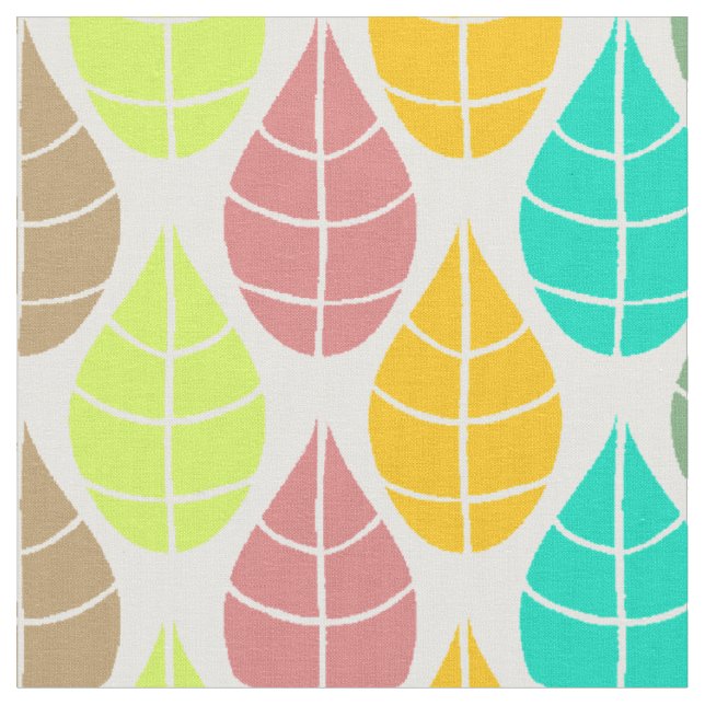 The Fall of Freddie the Leaf Fabric (Close Up)