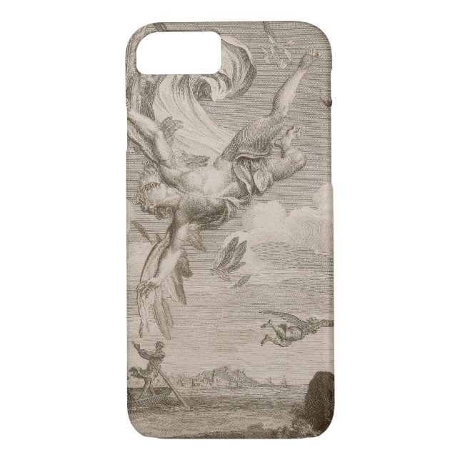 The Fall of Icarus, 1731 (engraving) Case-Mate iPhone Case (Back)