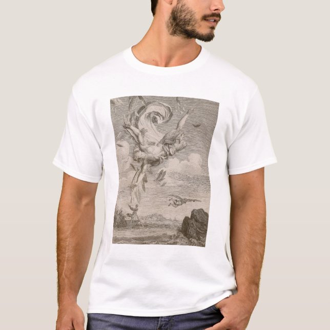 The Fall of Icarus, 1731 (engraving) T-Shirt (Front)