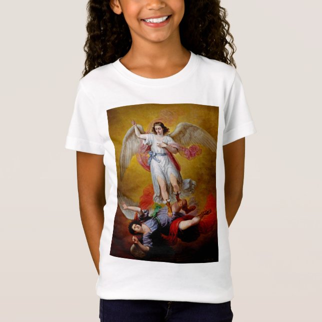 The fall of Lucifer by Antonio Maria Esquivel T-Shirt (Front)
