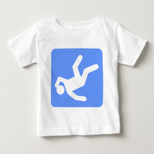 The Fall of Man - Baby Blue Baby T-Shirt (Front)