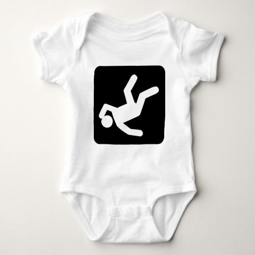 The Fall of Man _ Black Baby Bodysuit