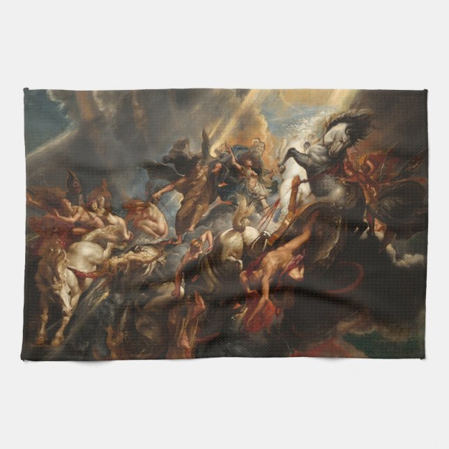 The Fall of Phaeton Kitchen Towel (Horizontal)
