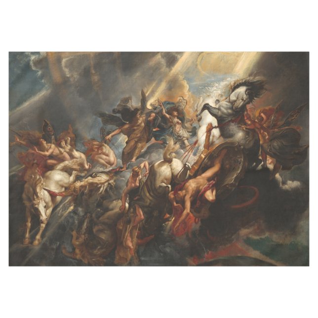 The Fall of Phaeton Tablecloth (Front (Horizontal))