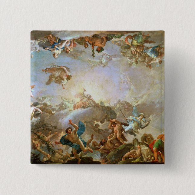 The Fall of the Giants besieging Olympus, 1764 (oi Button (Front)