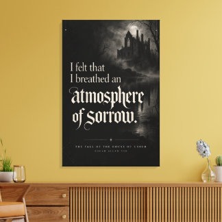 The Fall of the House of Usher  Canvas Print