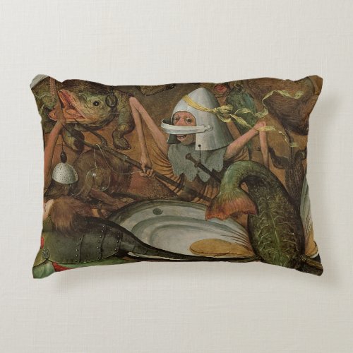 The Fall of the Rebel Angels 1562 Decorative Pillow