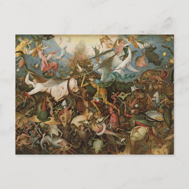 The Fall of the Rebel Angels, 1562 Postcard (Front)