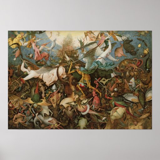 The Fall of the Rebel Angels, 1562 Poster | Zazzle