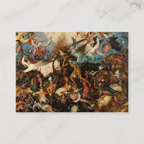 The Fall of the Rebel Angels by Pieter Bruegel Business Card