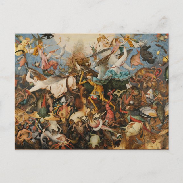 The Fall of the Rebel Angels - Pieter Bruegel 1562 Postcard (Front)