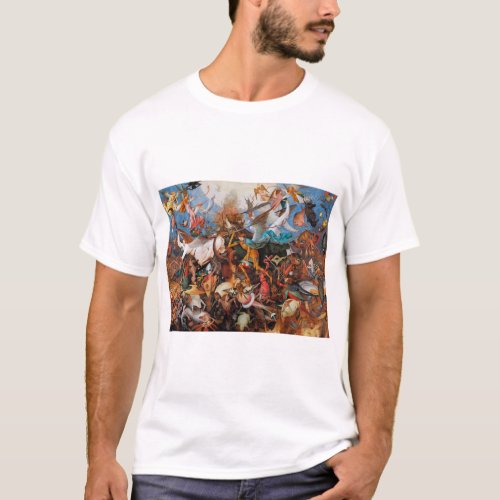 The Fall of the Rebel Angels Pieter Bruegel T_Shirt