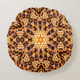 The Fall Star..... Round Pillow