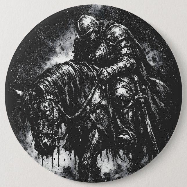 The Fallen Knight by BurnsInHell Button (Front)