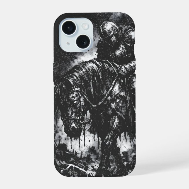 The Fallen Knight by BurnsInHell Iphone Case (Back)