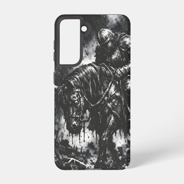 The Fallen Knight by BurnsInHell Samsung Galaxy Case (Back)