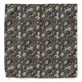 The Fallen Nursery – Gothic Floral Design Bandana