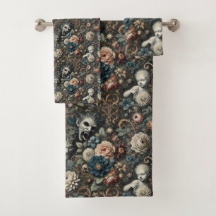 The Fallen Nursery – Gothic Victorian  Bath Towel Set