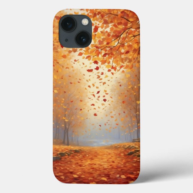 The Falling Leaves Scene Case-Mate iPhone Case (Back)