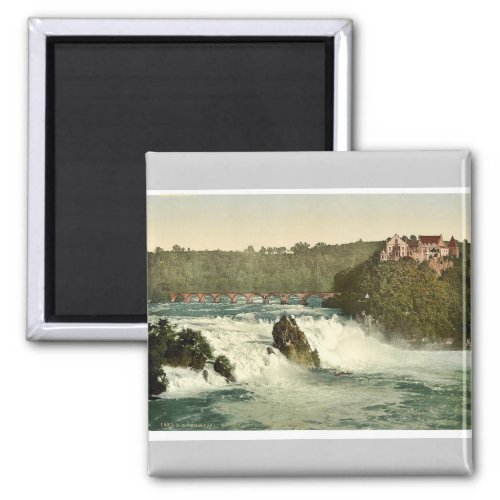 The Falls of the Rhine with the Laufen Castle Sc Magnet