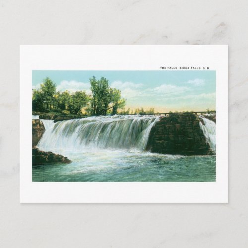 The Falls Sioux Falls SD Postcard