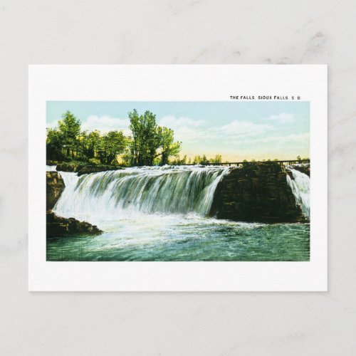 The Falls Sioux Falls South Dakota Postcard