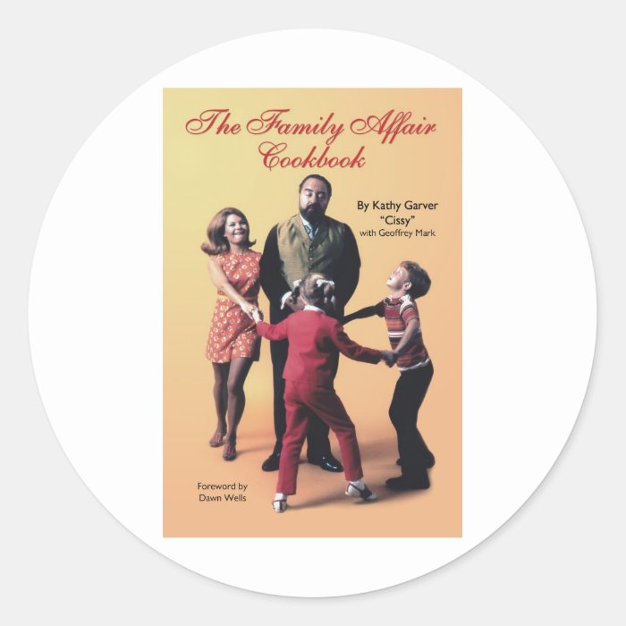 The Family Affair Cookbook Sticker