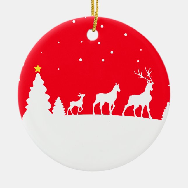 the family ceramic ornament (Front)