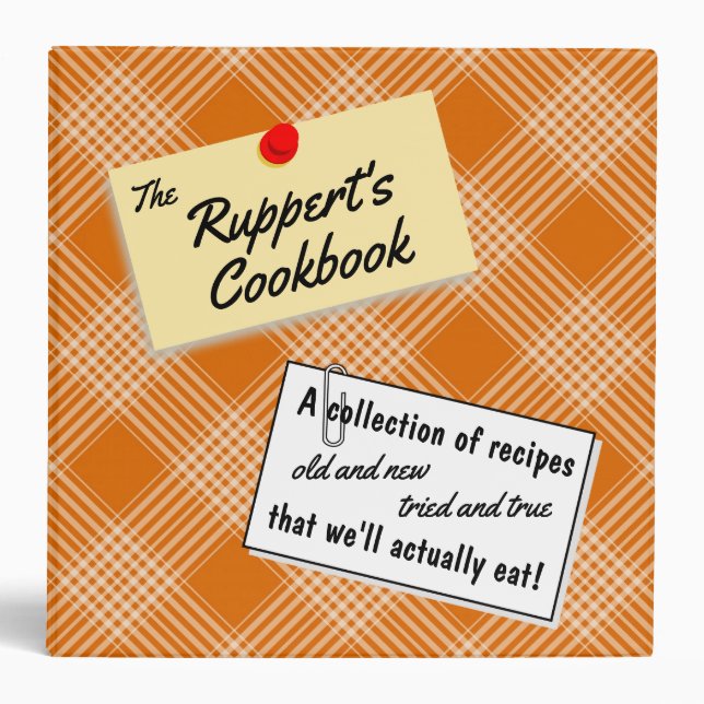 The Family Cookbook Binder (Front)
