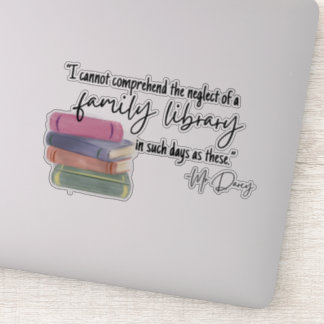 The Family Library Sticker