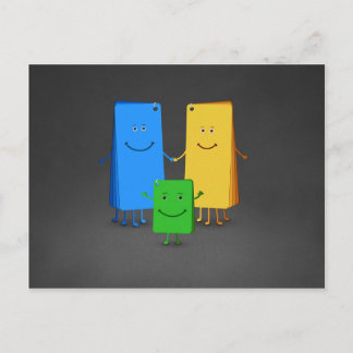 The Family of Colors (2) Postcard