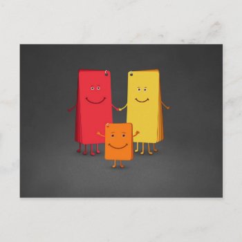 The Family Of Colors (3) Postcard by vladstudio at Zazzle