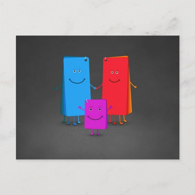 The Family of Colors Postcard (Front)